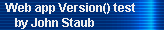 VdB/BDE Test for the Web 
     by John Staub