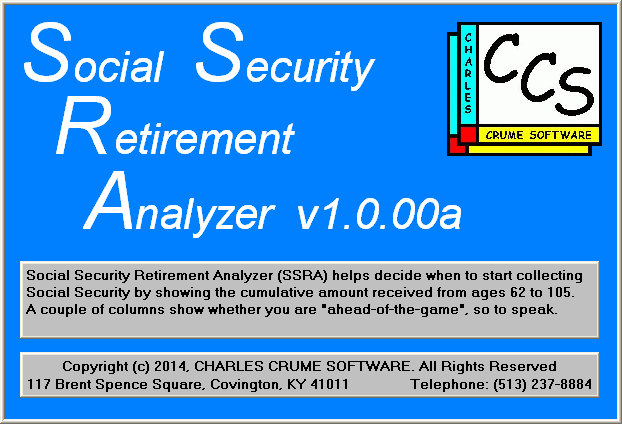 Social Security Retirement Analyzer