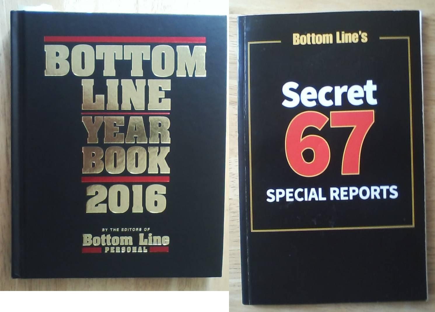 Bottom Line Year Book 2016 and 67 Secret Special Reports