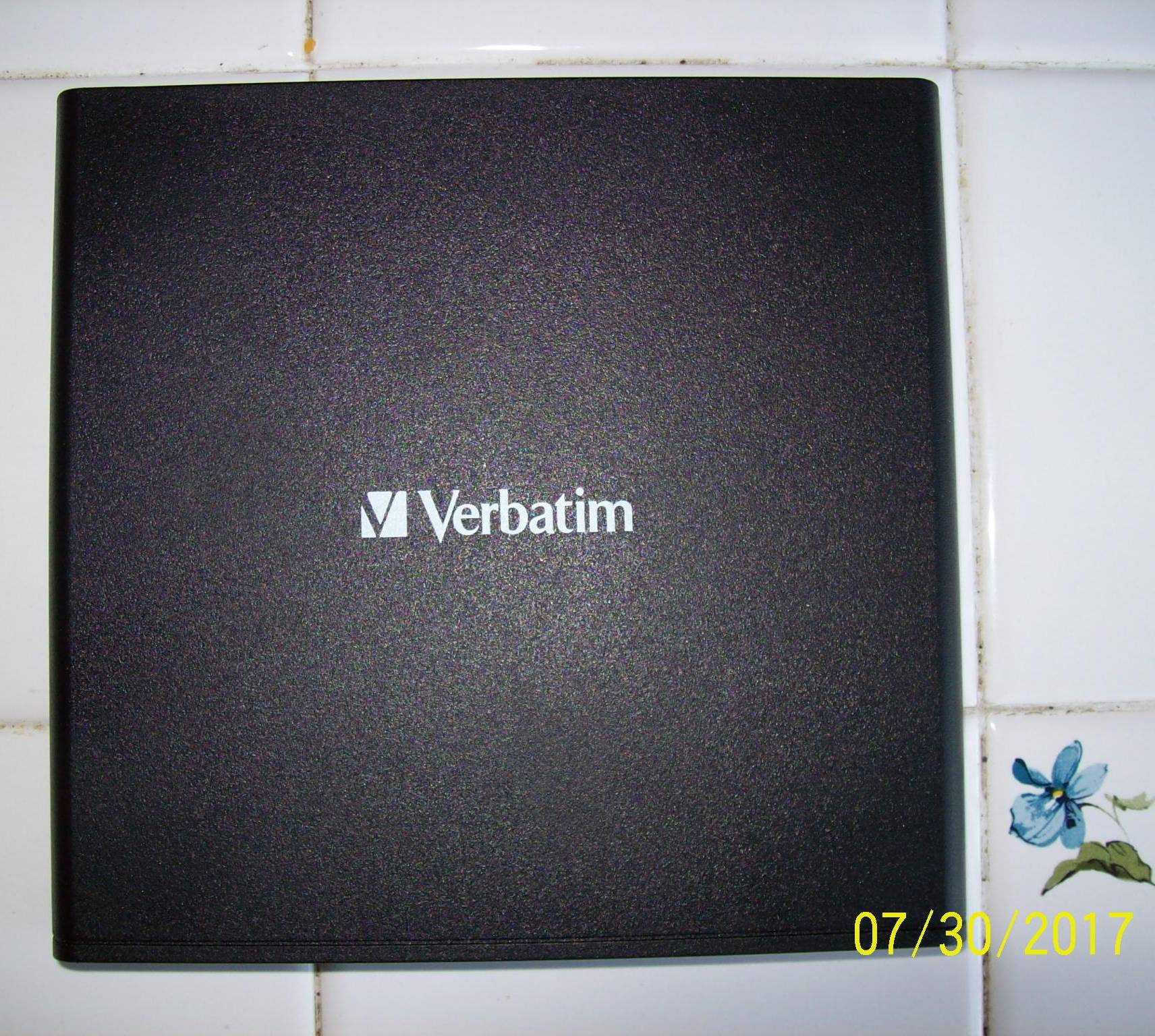 Verbatim External Slimline CD DVD Writer 98938