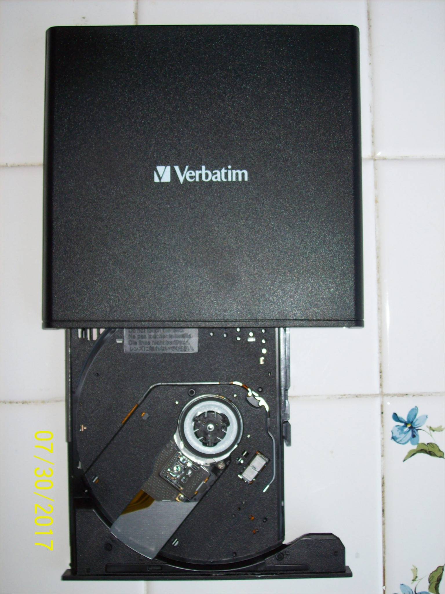 Verbatim External Slimline CD DVD Writer 98938