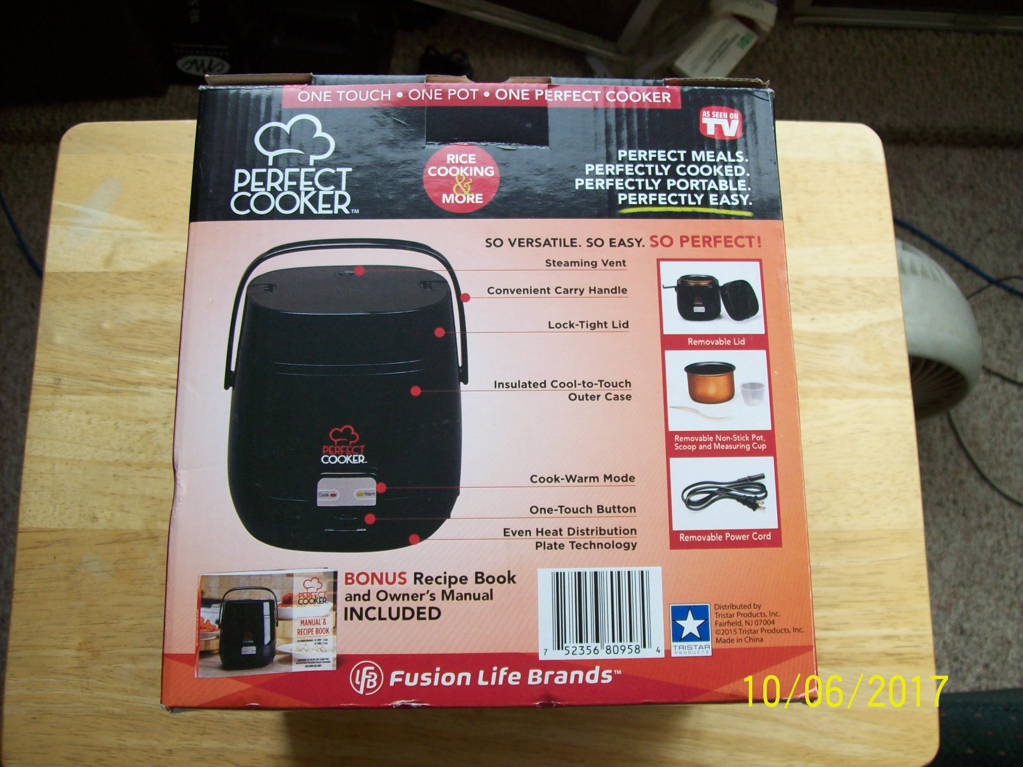 Fusion-Life-Brands-Perfect-Cooker-3-Cup-Size-NIB
