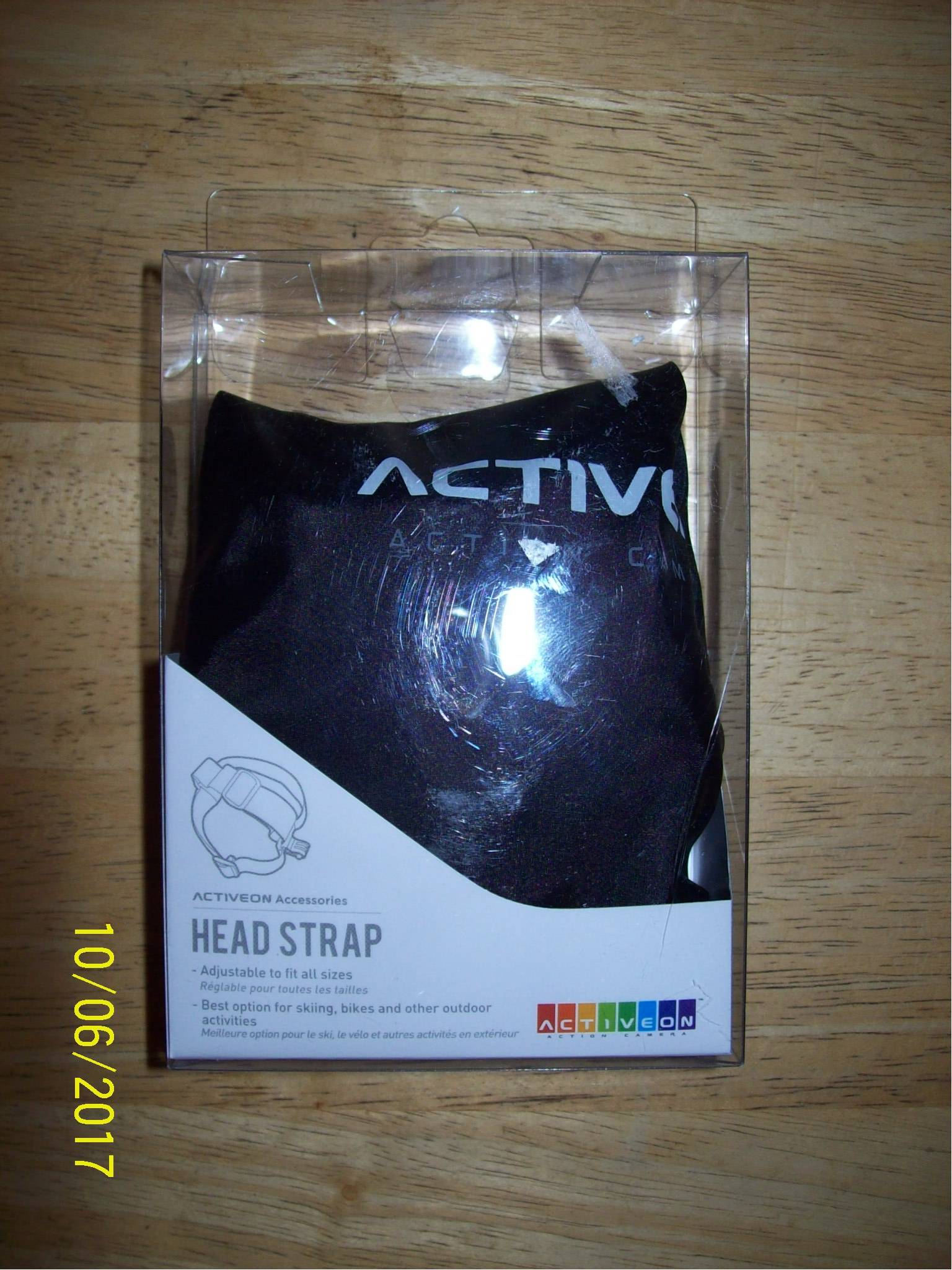 ACTIVEON Accessories CAM CX - Head Strap AM02A -- NEW, NIB