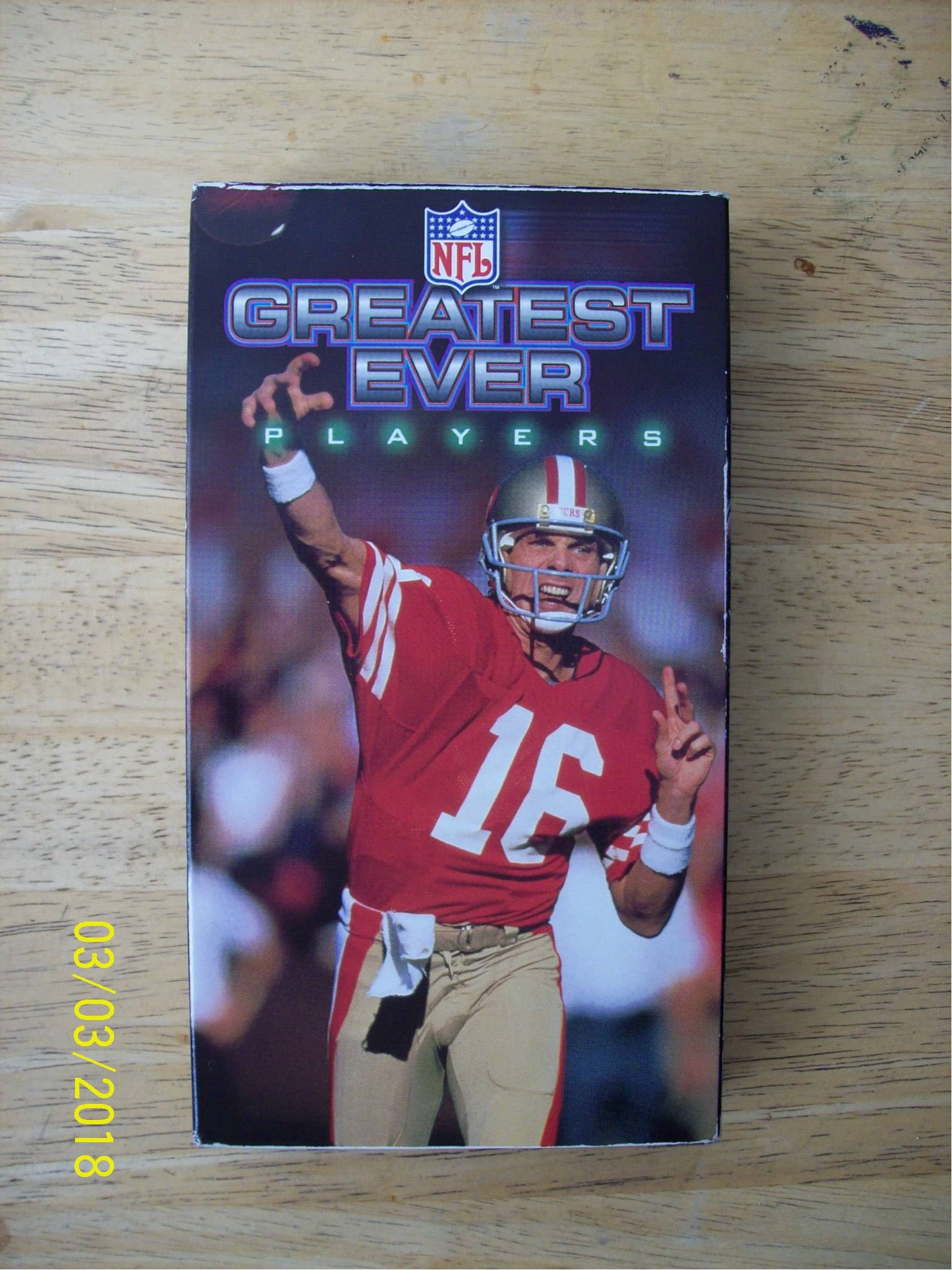 Greatest Ever NFL's Series Box Set Volumes 1-3 VHS