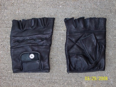 Riding Gloves, Leather, Cut off Fingers, Size XL -- Brand NEW!!!!