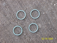 Suzuki Motorcycle Corrugated Aluminum Exhaust Seals