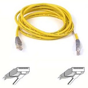 BELKIN Model: A3L791-14-YLW-S 14 foot category 5E snagless patch cable