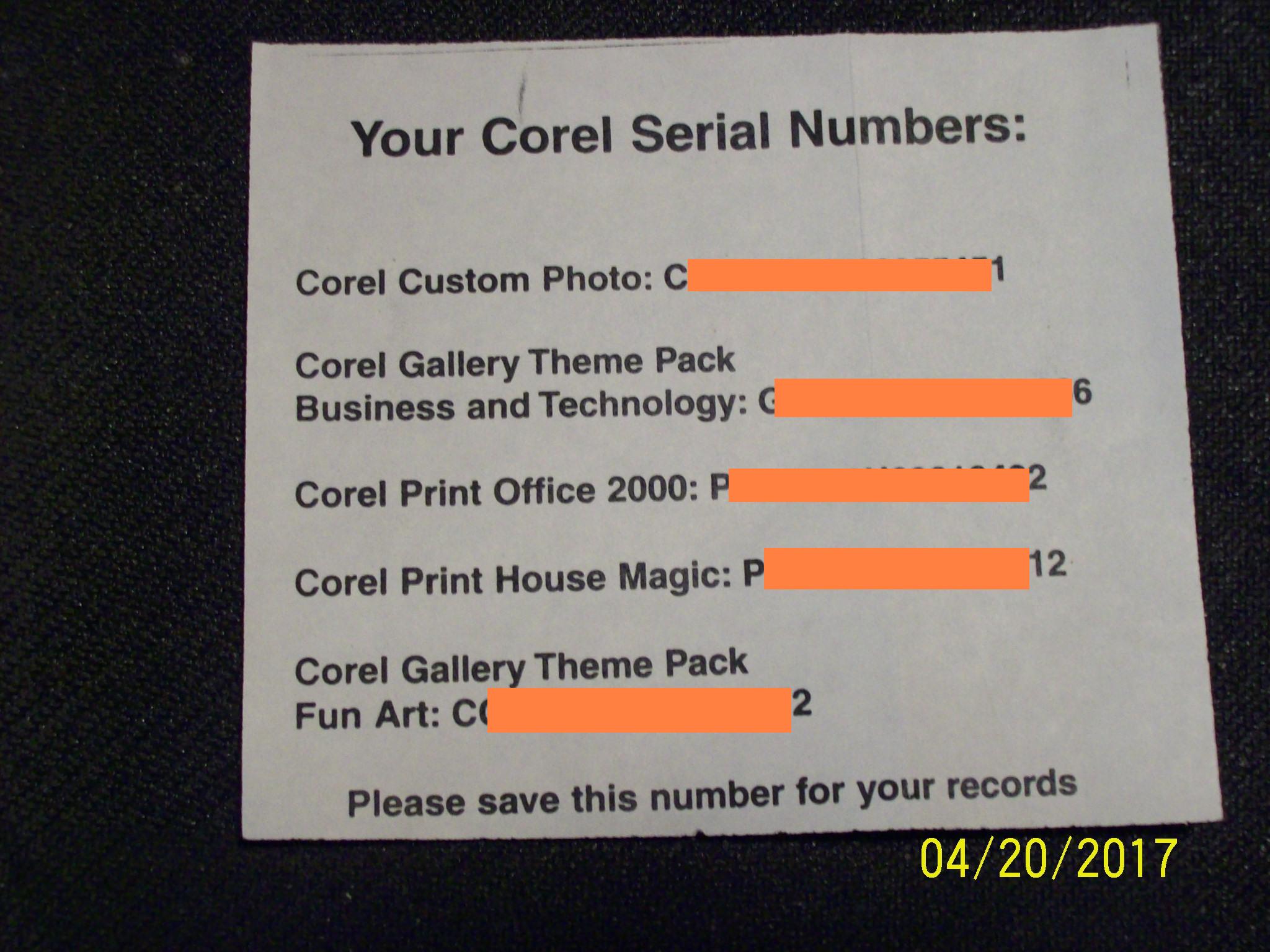 Corel Print House 2000 for Windows