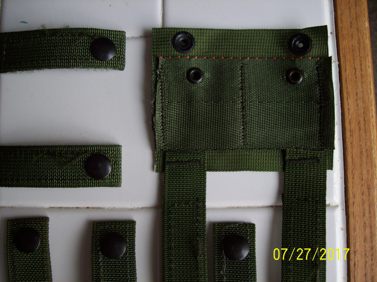 US Military Army USMC OD Green MOLLE II ALICE Clip Adapter -- Lof of 6