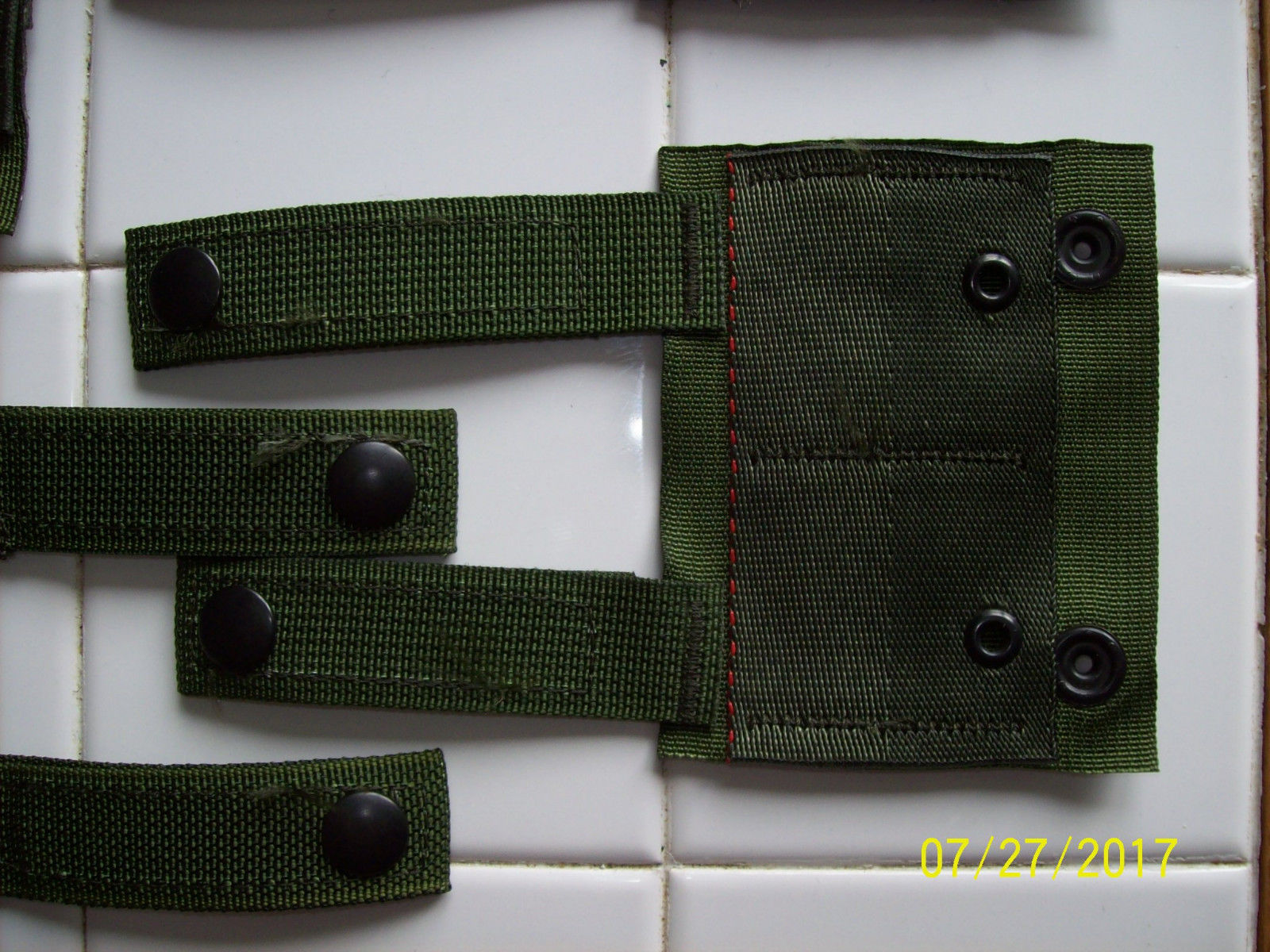 US Military Army USMC OD Green MOLLE II ALICE Clip Adapter -- Lof of 6
