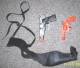 Shoulder holster with toy gun and a 45 caliber cap gun