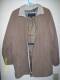 London Fog Suede Jacket Tan/Beige Zip Out Liner with Hood -- Medium (M)