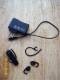Jabra EasyGo Wireless Bluetooth Headset, charger, earbuds, ear hook, PDF Manual