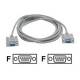Null modem cable - (DB-9) - F - 6 ft - PC
